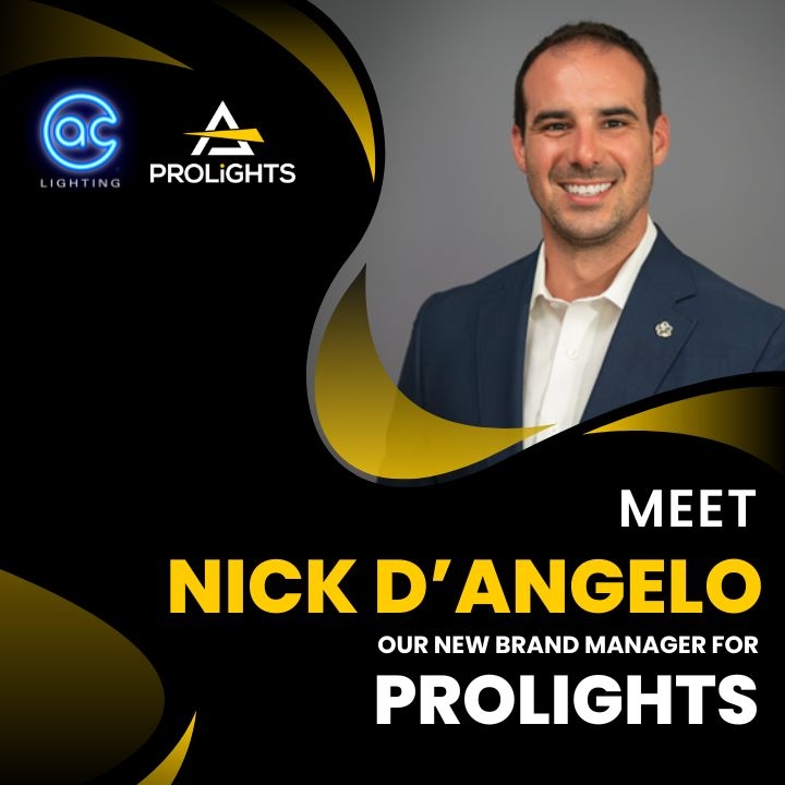 Nick D'Angelo Appointed Brand Manager for PROLIGHTS.