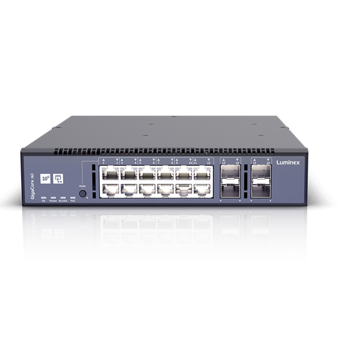 Used Luminex GigaCore 10 Network Switch w/ PoE by Luminex - Item