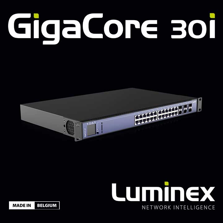 Luminex Presents the new GigaCore 30i at NAB