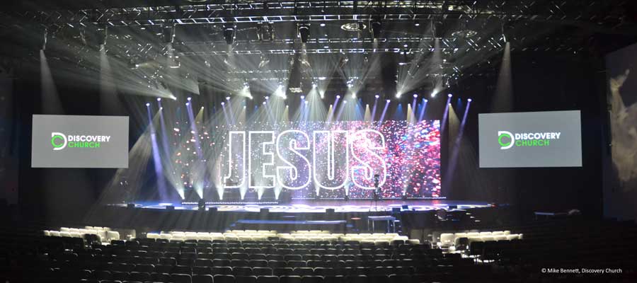 A.C. Lighting Inc. Delivers a Stellar Lighting Rig to Discovery Church